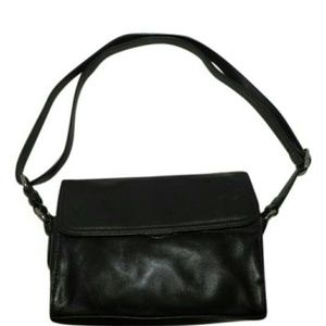 Black Leather Crossbody Purse Giani Bernini